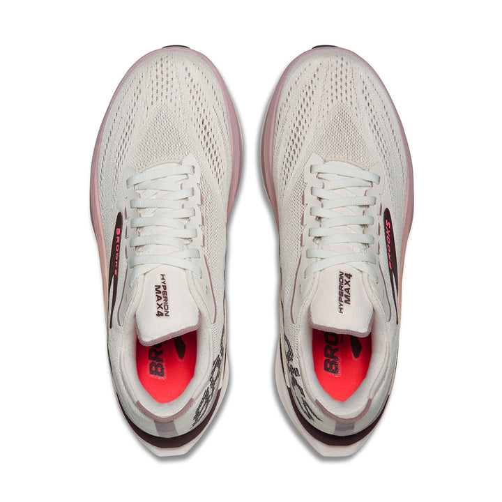 Brooks Hyperion Max 4 Womens | Coconut/raisin/pink