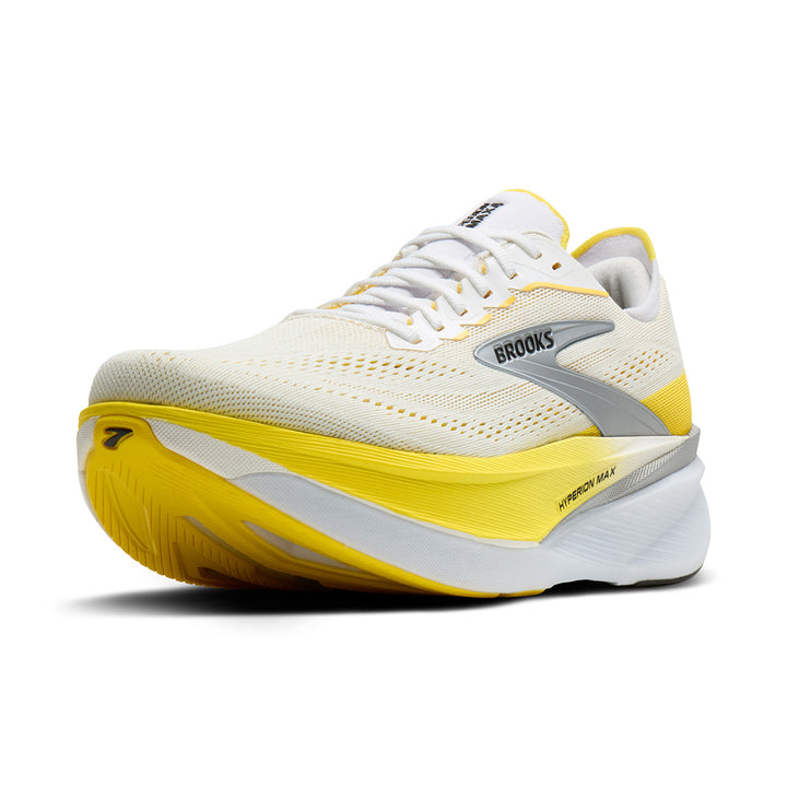 Brooks Hyperion Max 4 Womens | White/cyber Yellow/black