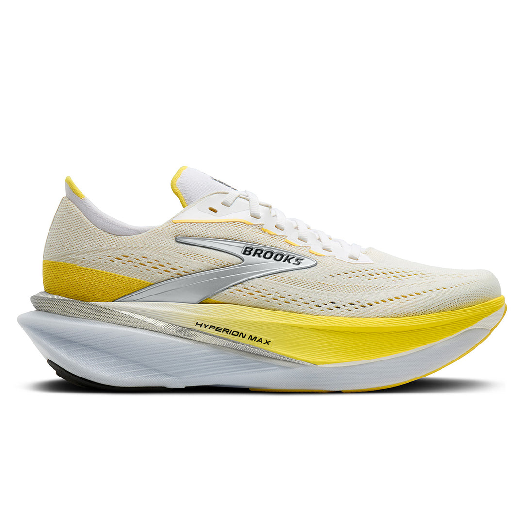 Brooks Hyperion Max 4 Womens | White/cyber Yellow/black