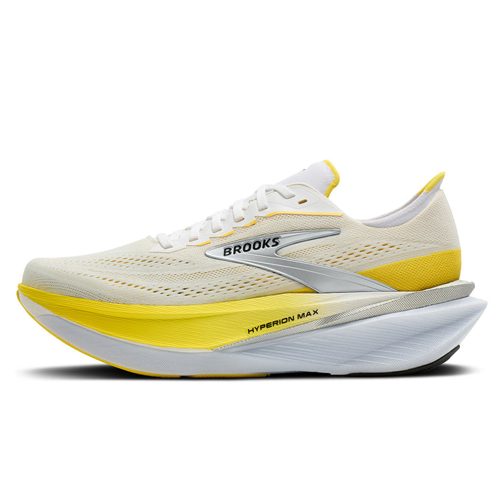 Brooks Hyperion Max 4 Womens | White/cyber Yellow/black