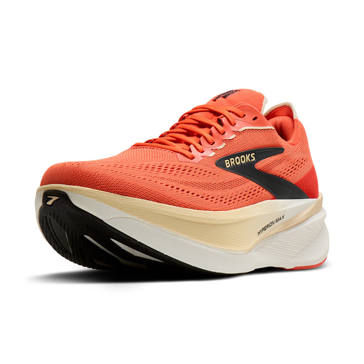 Brooks Hyperion Max 4 Mens | Tigerlily/wood Ash/black