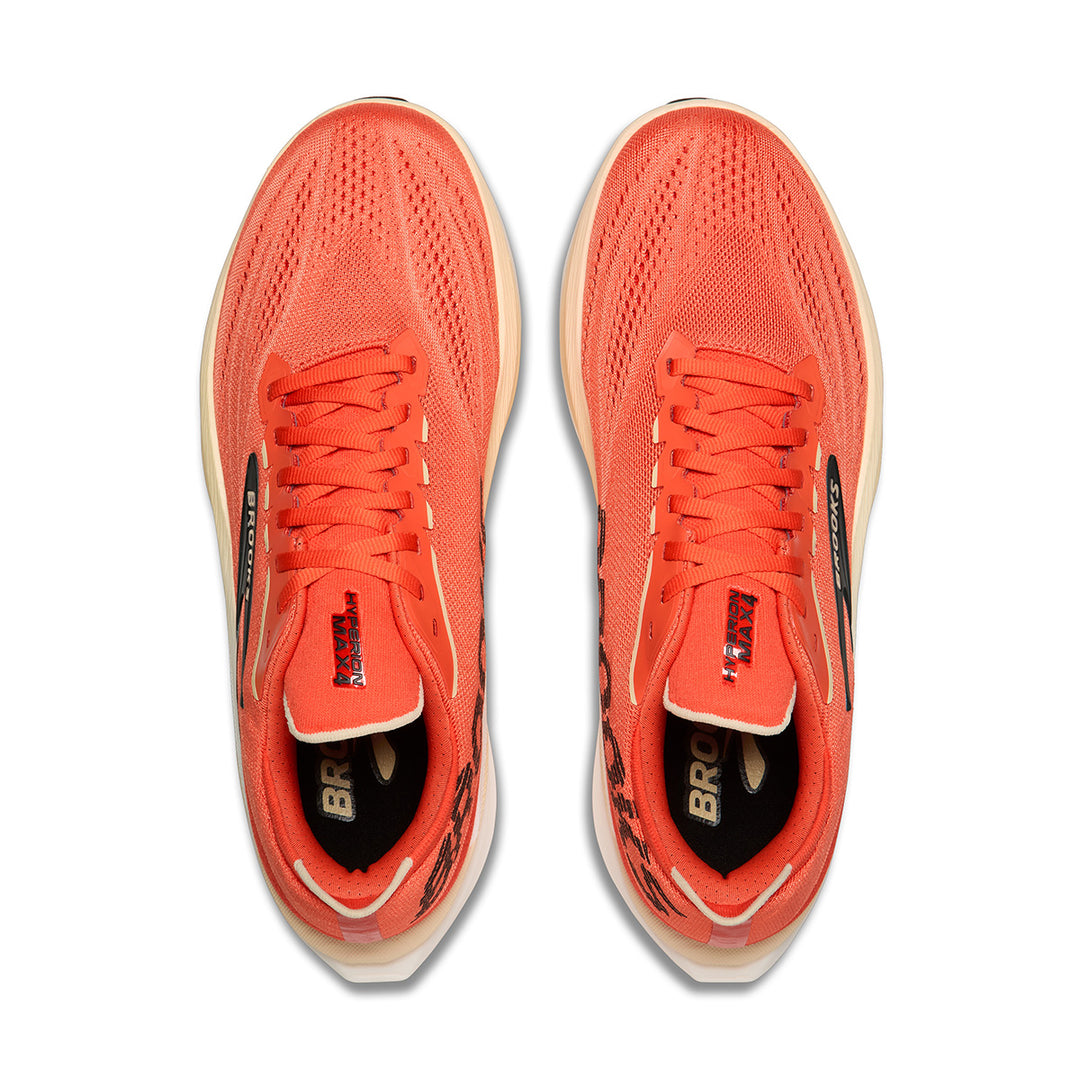 Brooks Hyperion Max 4 Mens | Tigerlily/wood Ash/black