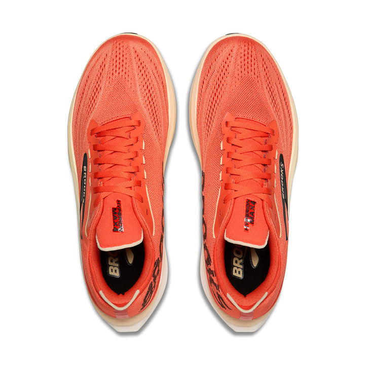 Brooks Hyperion Max 4 Mens | Tigerlily/wood Ash/black