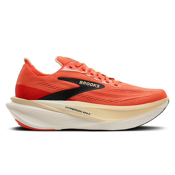 Brooks Hyperion Max 4 Mens | Tigerlily/wood Ash/black