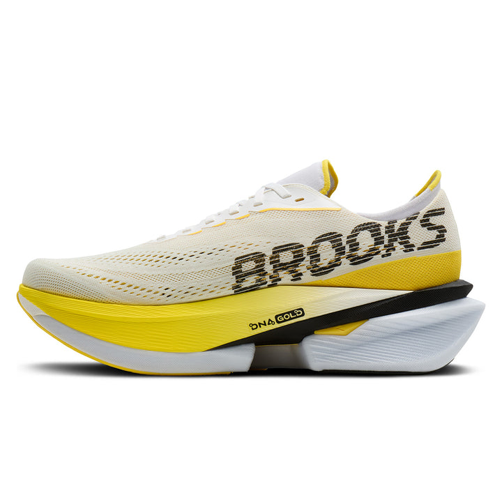 Brooks Hyperion Max 4 Mens | White/cyber Yellow/black
