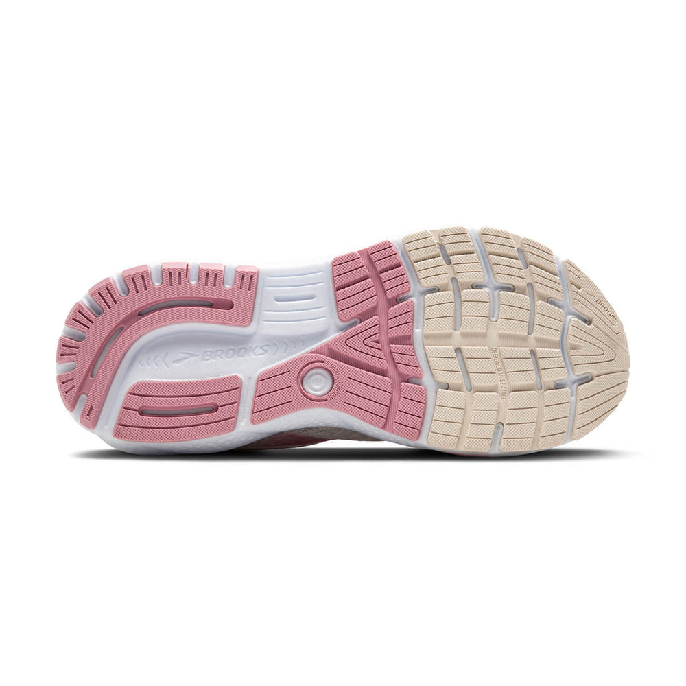 Brooks Ghost 16 Womens Running Shoes | Coconut/zephyr/white sole