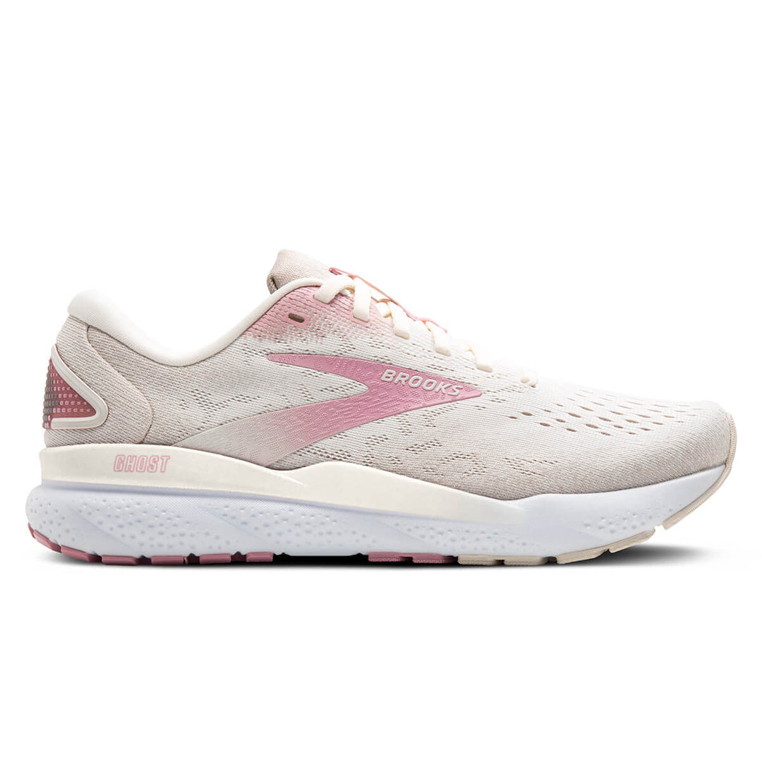 Brooks Ghost 16 Womens Running Shoes | Coconut/zephyr/white