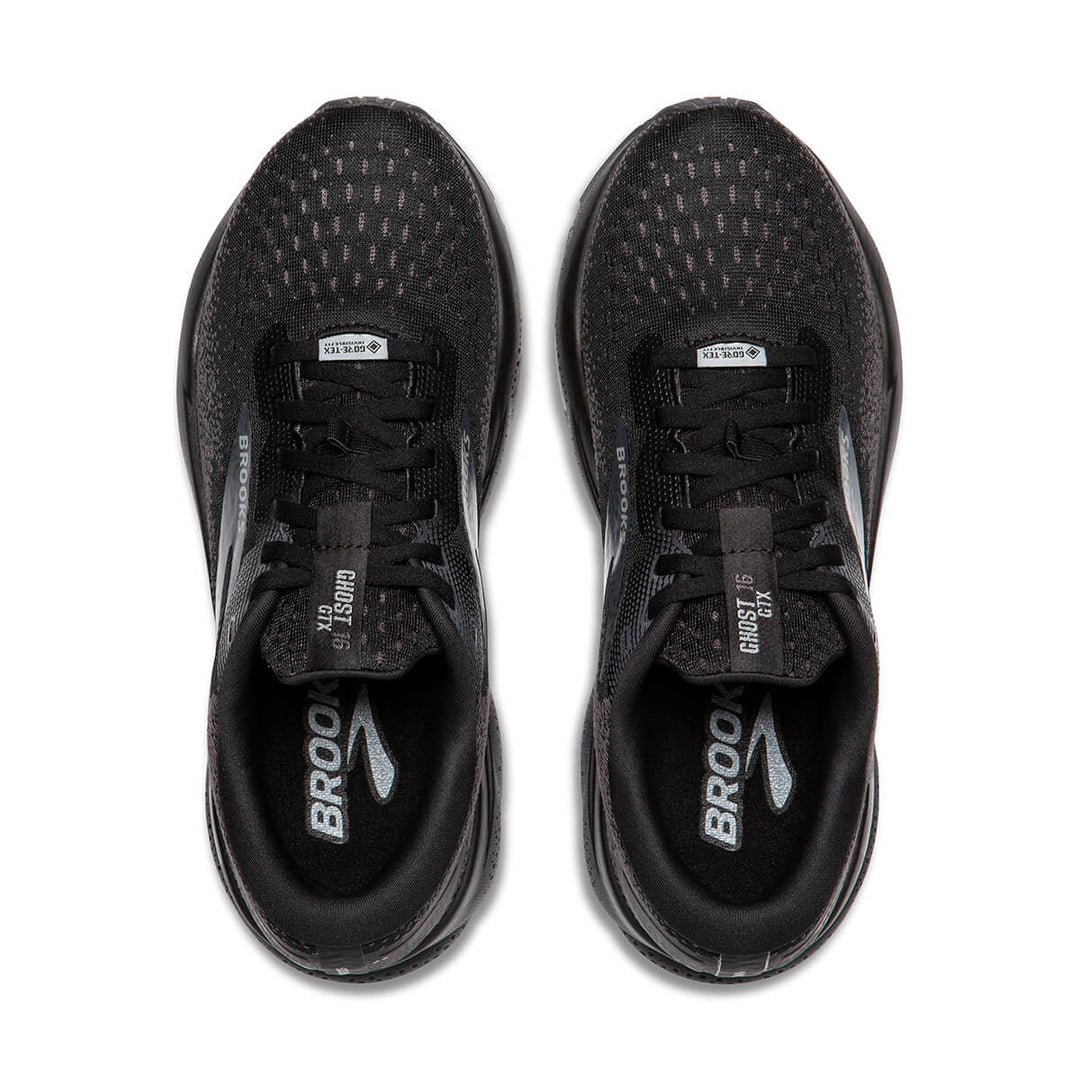 Brooks Ghost 16 GTX Mens Running Shoes | Black/black/ebony top