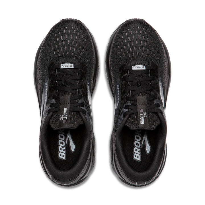 Brooks Ghost 16 GTX Mens Running Shoes | Black/black/ebony top