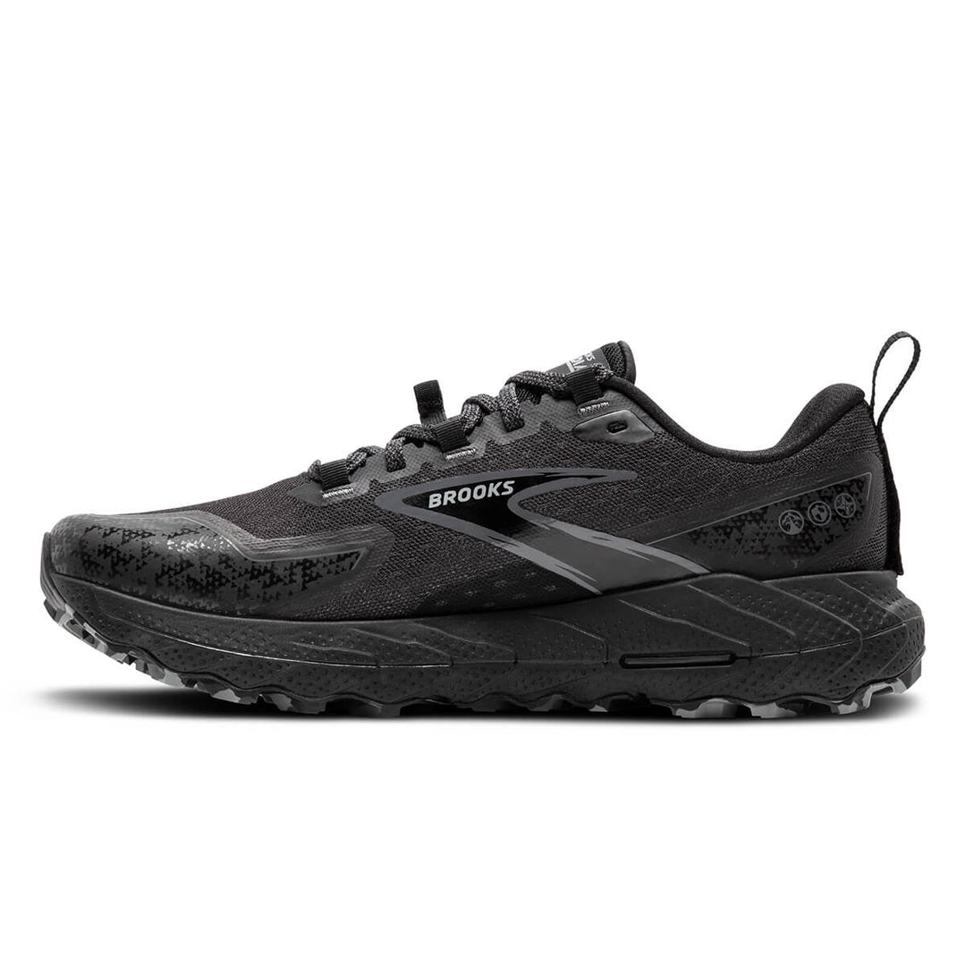 Brooks Cascadia 18 Mens Trail Shoes | Black side