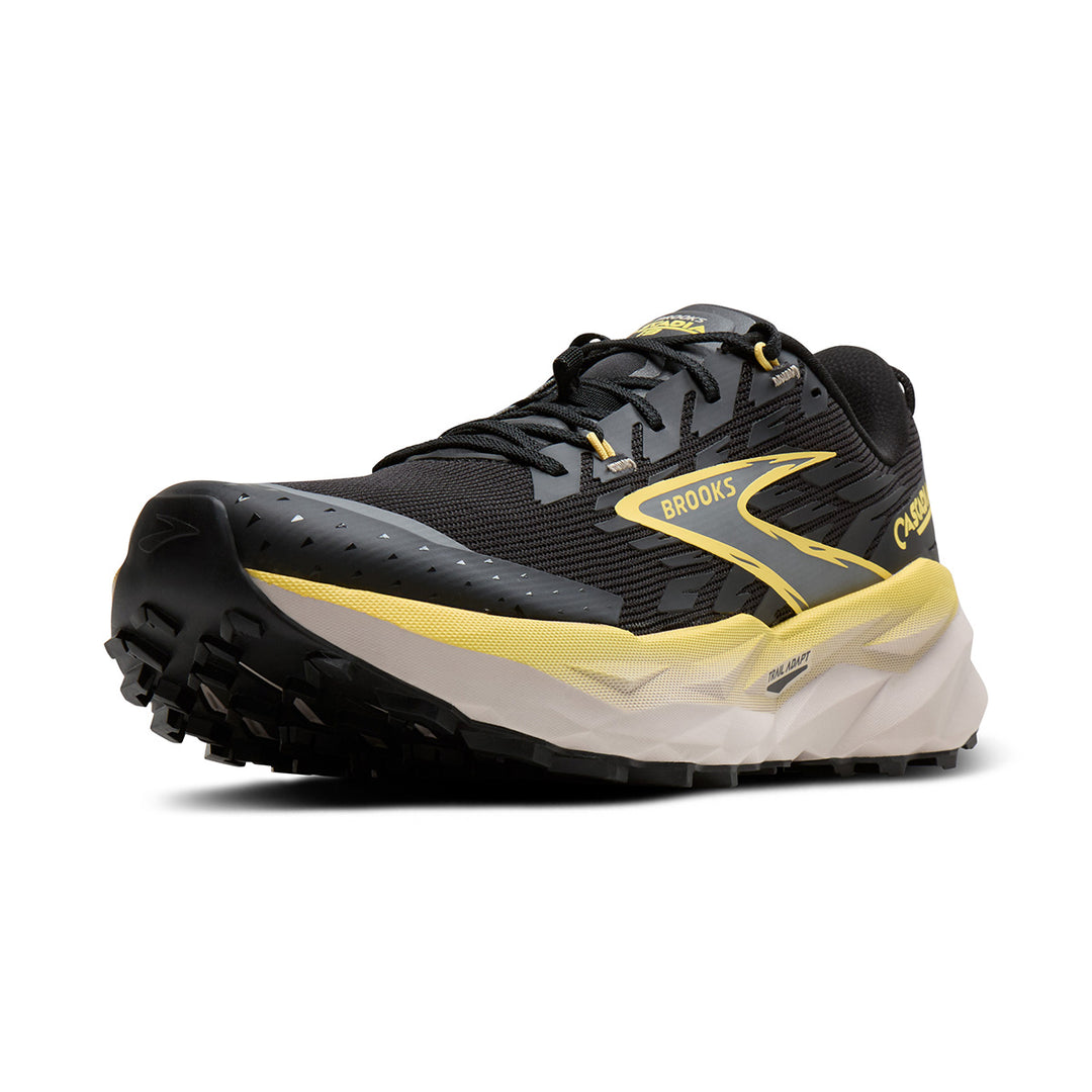 Brooks Cascadia 19 Mens | Black/yellow/chateau