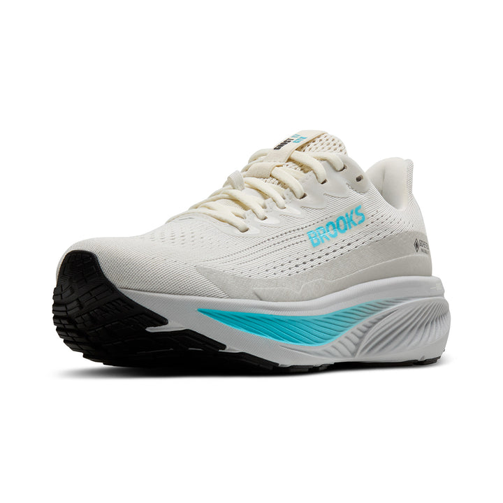 Brooks Ghost 17 GTX Womens | Coconut/Oyster/Blue