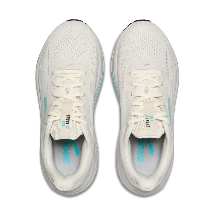 Brooks Ghost 17 GTX Womens | Coconut/Oyster/Blue