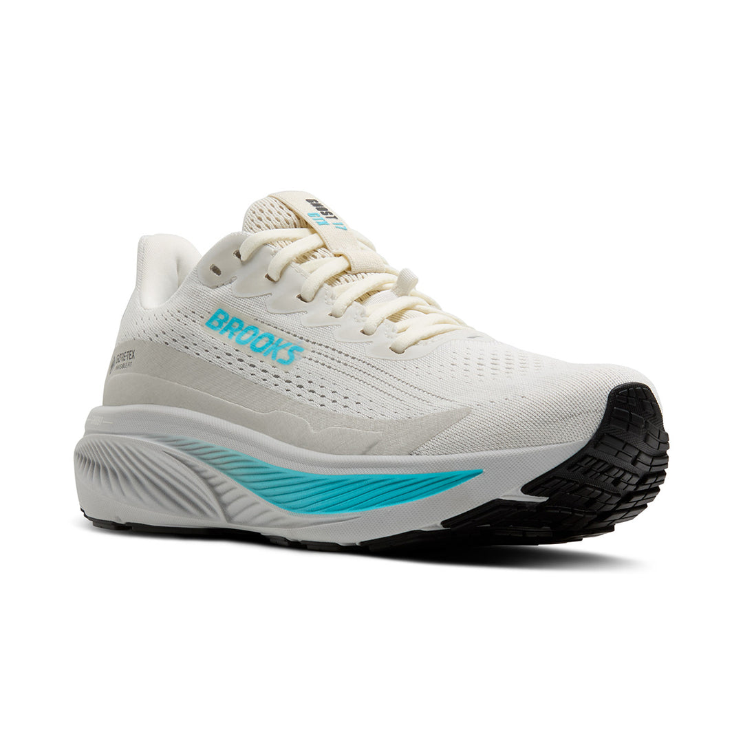Brooks Ghost 17 GTX Womens | Coconut/Oyster/Blue