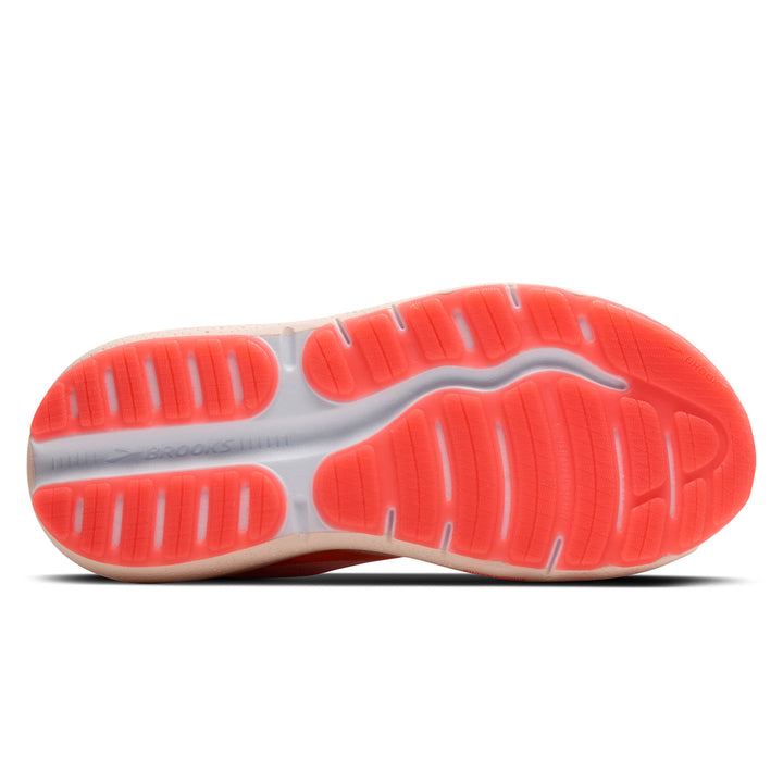 Brooks Ghost Max 2 Womens | White/peach/coral