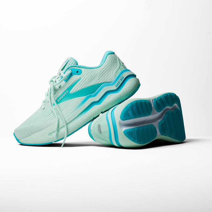 Brooks Ghost Max 2 Mens | Honey Dew/blue/white