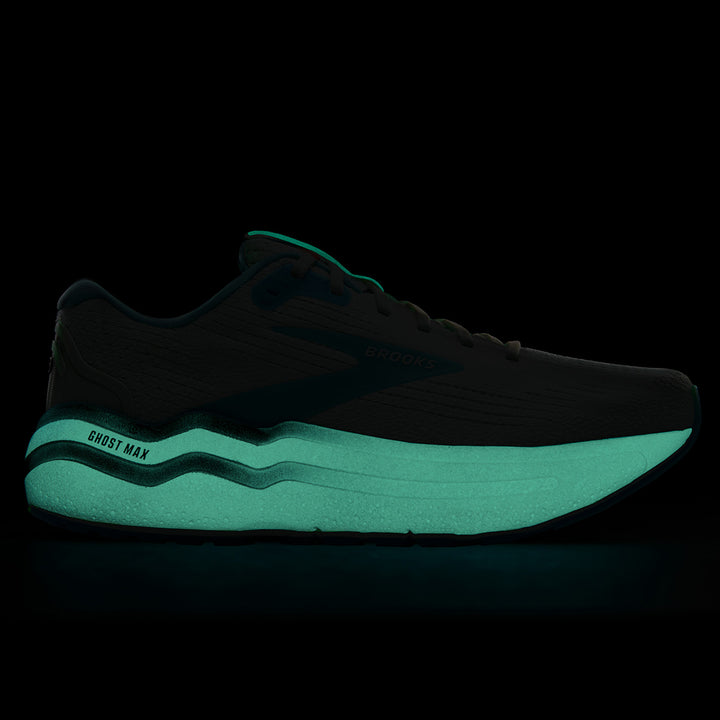 Brooks Ghost Max 2 Mens | Honey Dew/blue/white