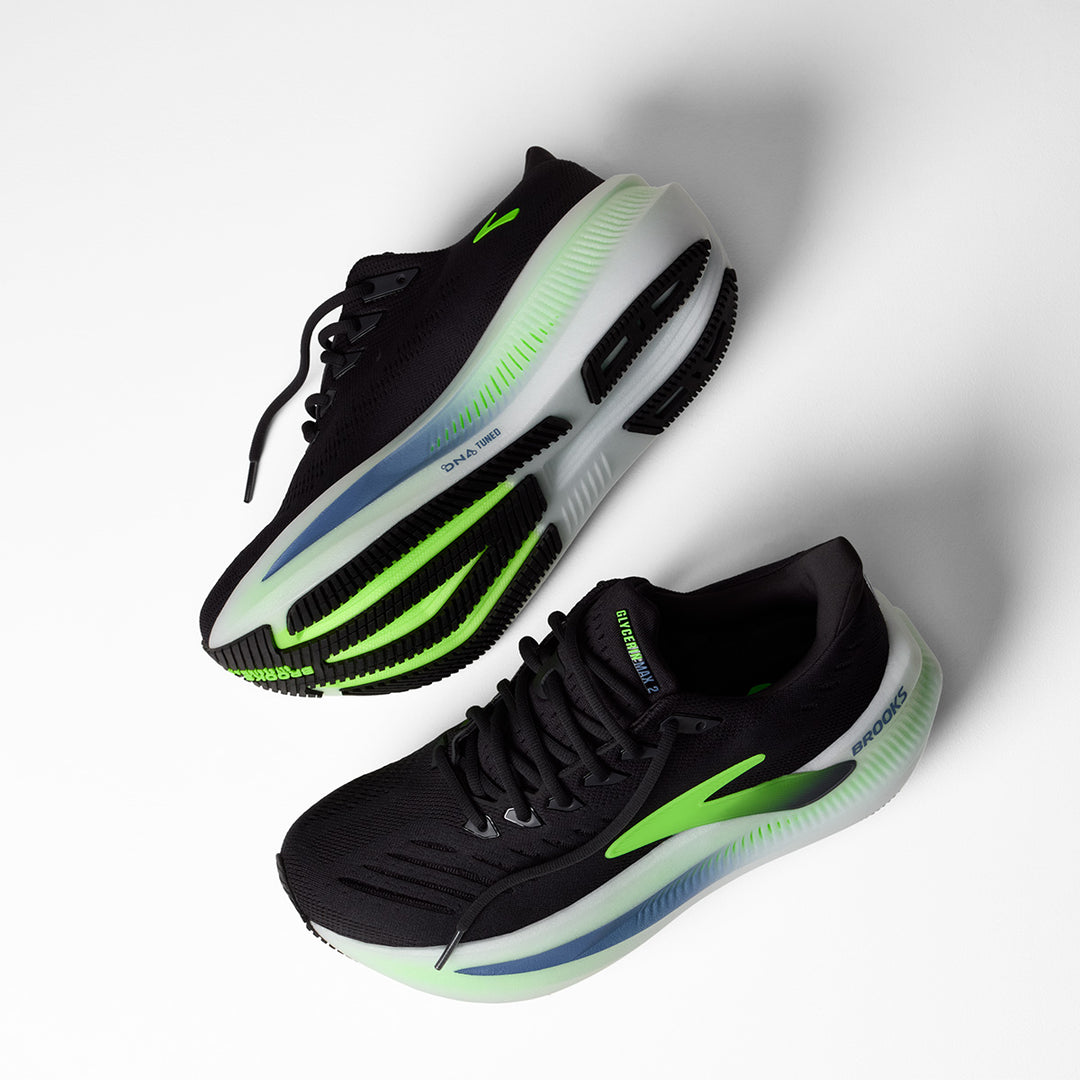 Brooks Glycerin Max 2 Mens | Phantom/White/Green Gecko