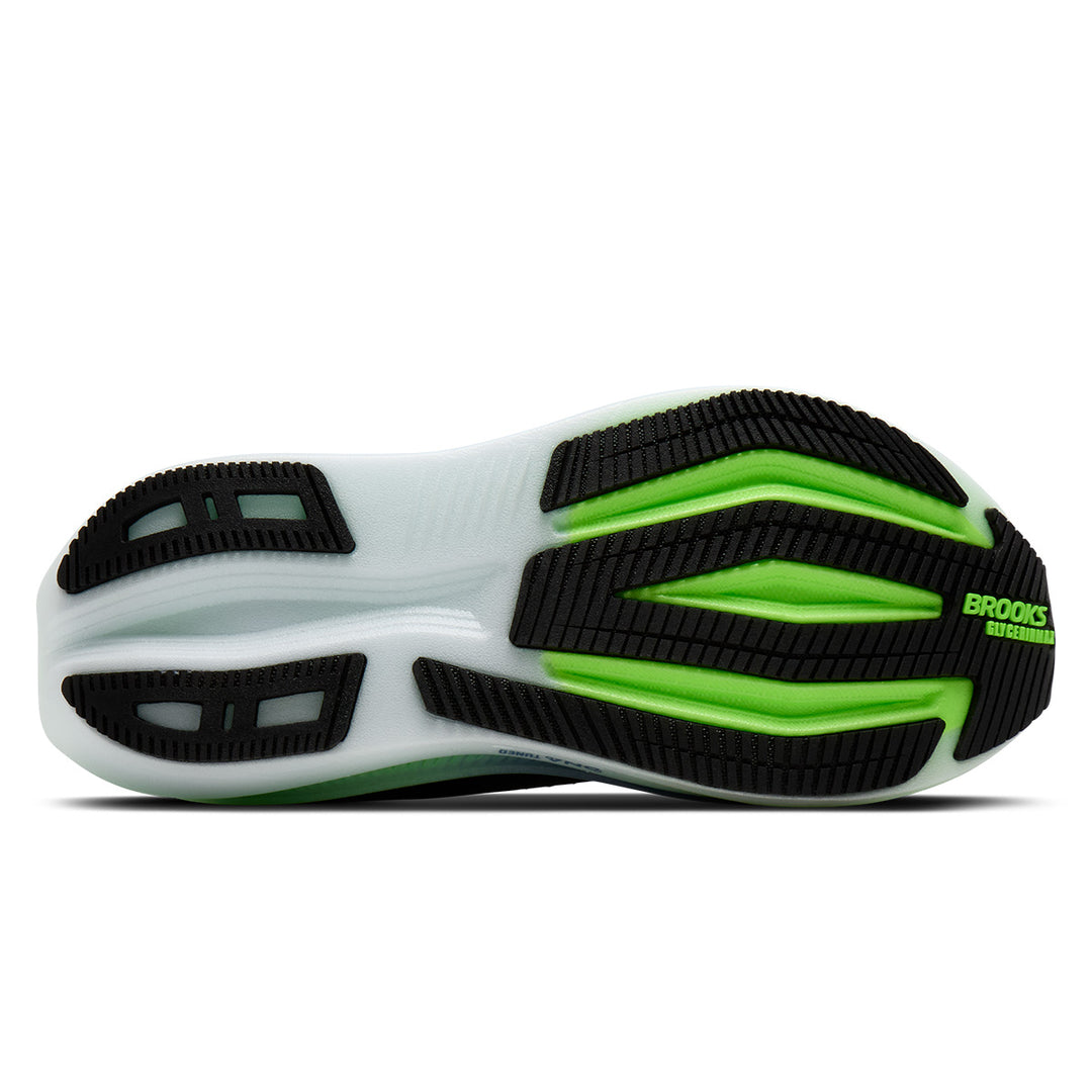 Brooks Glycerin Max 2 Mens | Phantom/White/Green Gecko