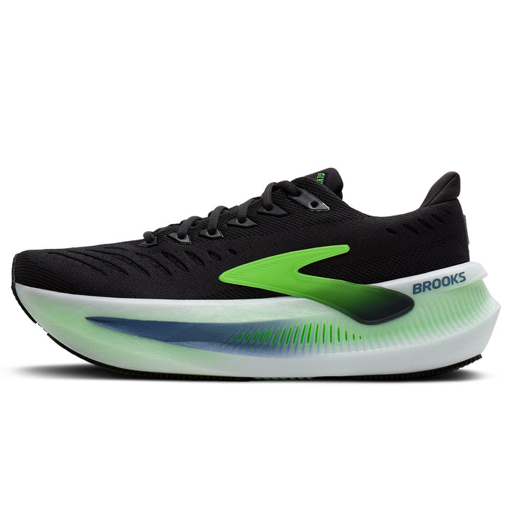 Brooks Glycerin Max 2 Mens | Phantom/White/Green Gecko