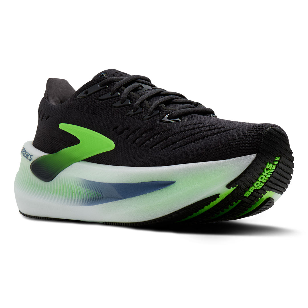 Brooks Glycerin Max 2 Mens | Phantom/White/Green Gecko