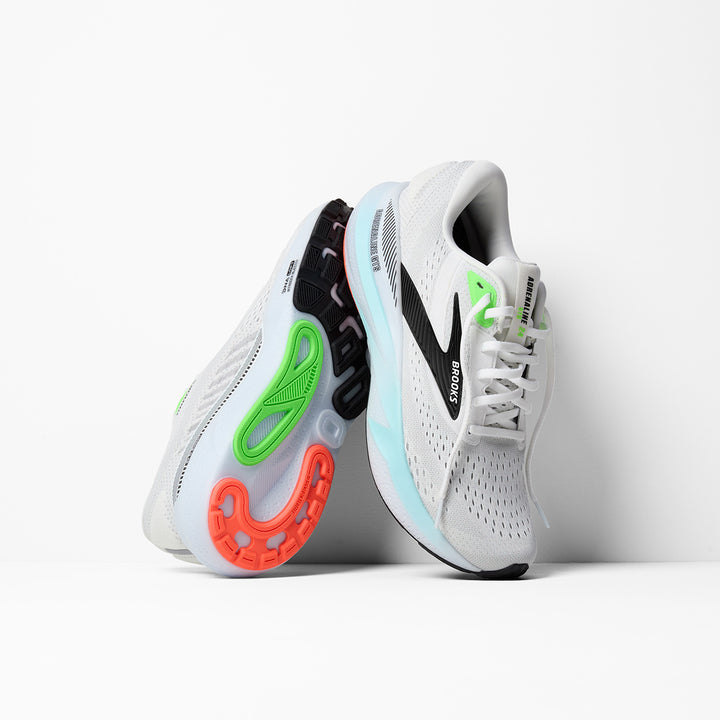 Brooks Adrenaline GTS 24 Mens | White/gecko/atomizer