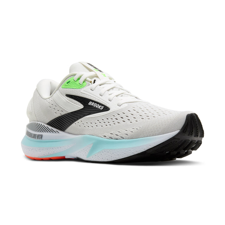 Brooks Adrenaline GTS 24 Mens | White/gecko/atomizer