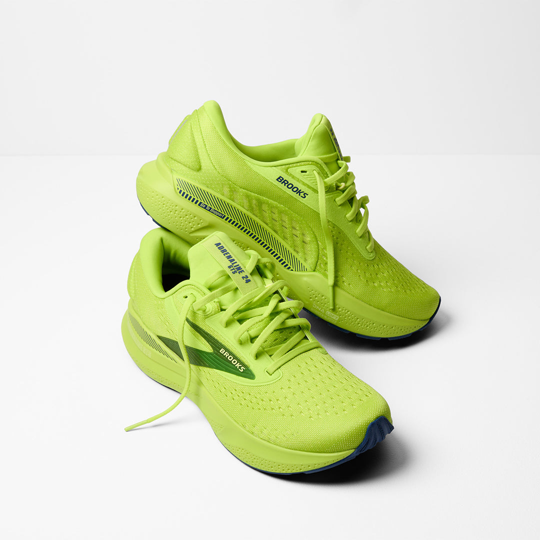 Brooks Adrenaline GTS 24 Mens | Acid Lime/sunny Lime/navy