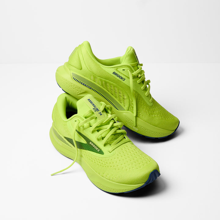 Brooks Adrenaline GTS 24 Mens | Acid Lime/sunny Lime/navy