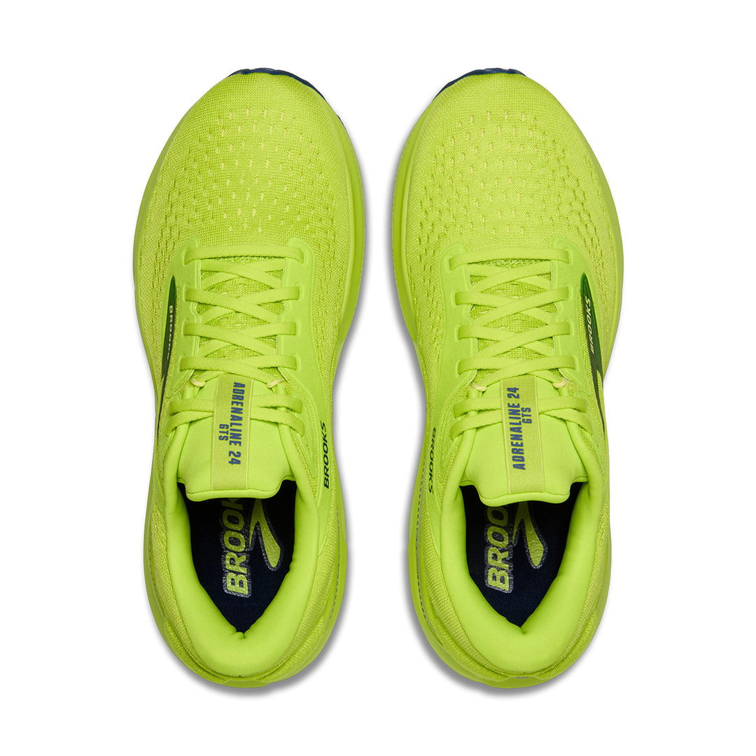Brooks Adrenaline GTS 24 Mens | Acid Lime/sunny Lime/navy