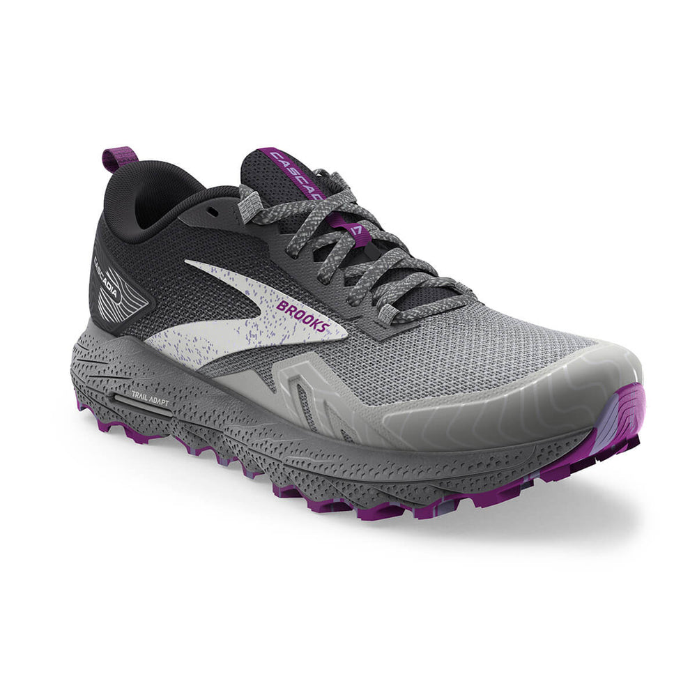 Brooks Cascadia 17 Womens | Oyster | front