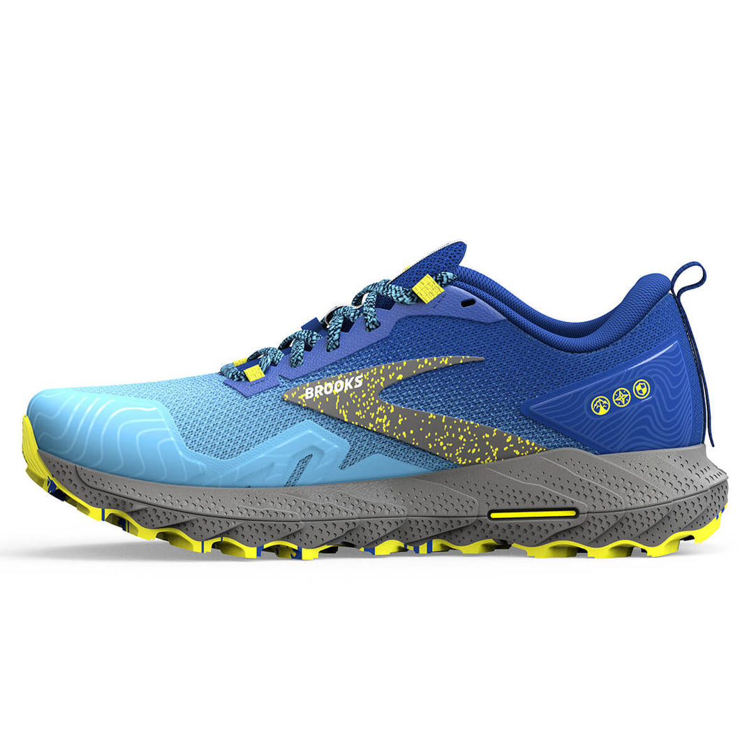 Brooks Cascadia 17 Mens | Blue/surf the Web/sulphur