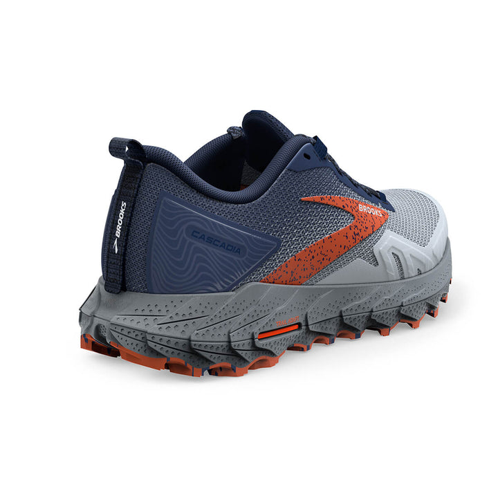 Brooks Cascadia 17 Mens Trail running shoes | Blue | back