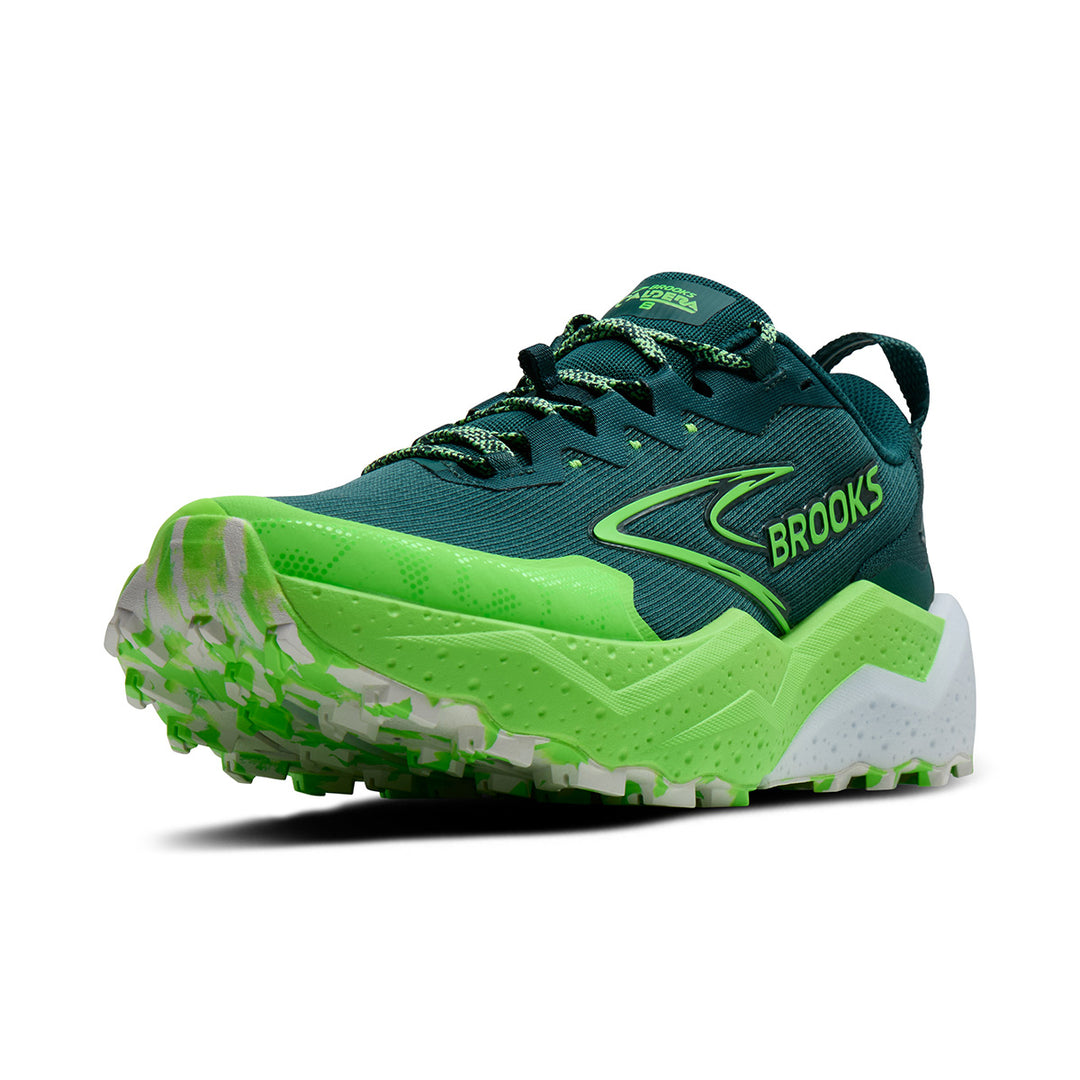 Brooks Caldera 8 Mens | Atlantic Deep/green/white