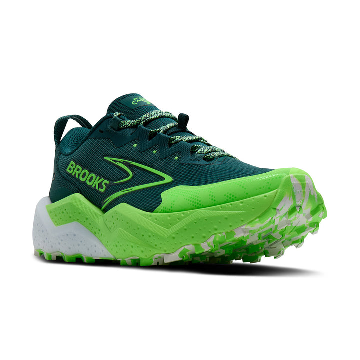 Brooks Caldera 8 Mens | Atlantic Deep/green/white