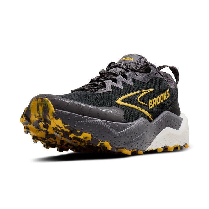 Brooks Caldera 8 Mens | Black/rabbit/zest