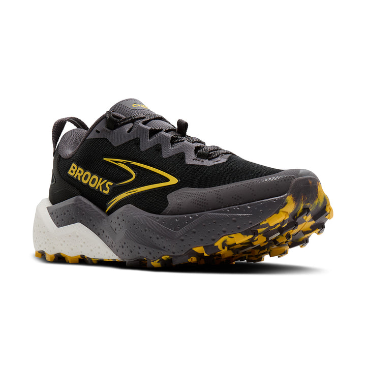 Brooks Caldera 8 Mens | Black/rabbit/zest