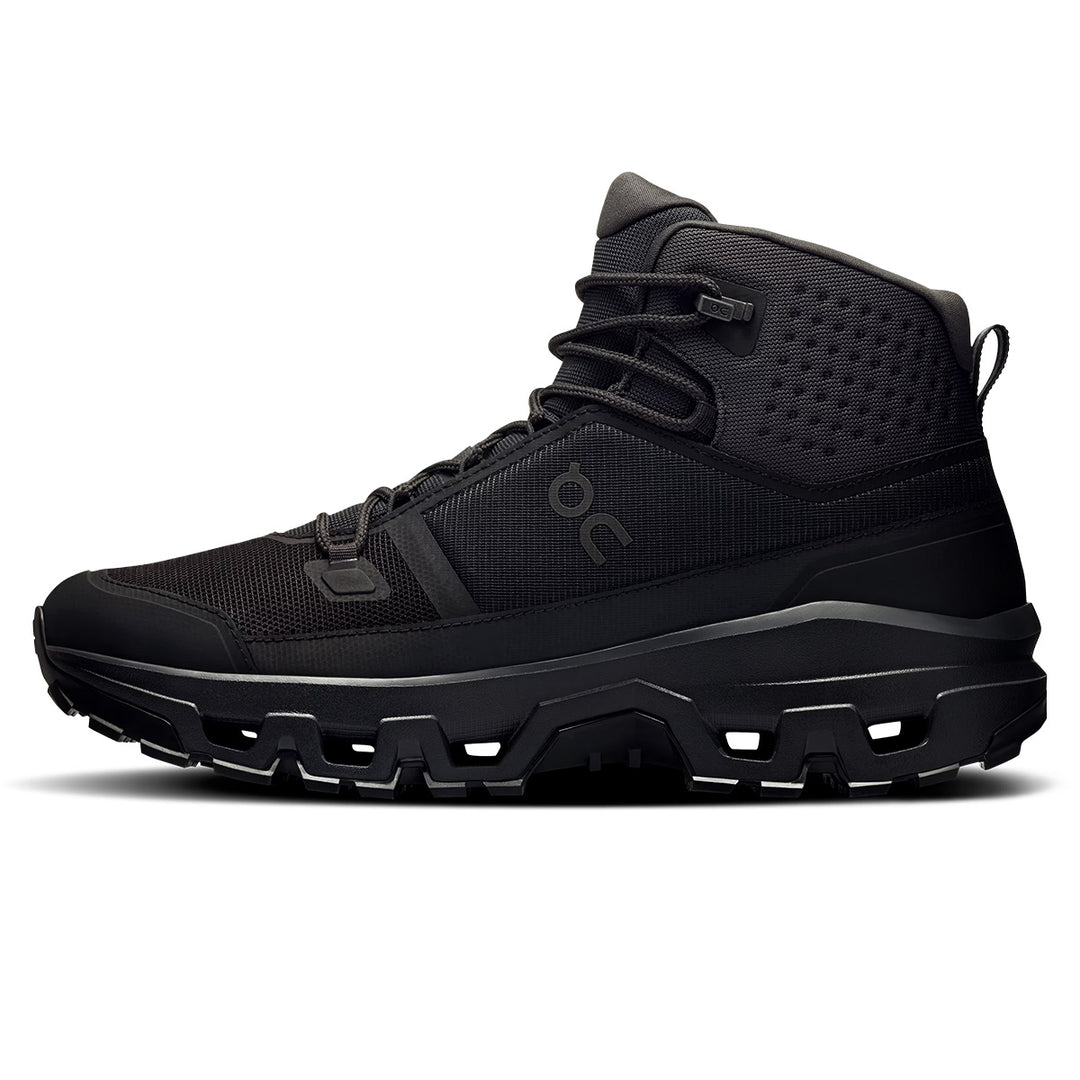 On Cloudrock Mid Waterproof Mens | Black/Black