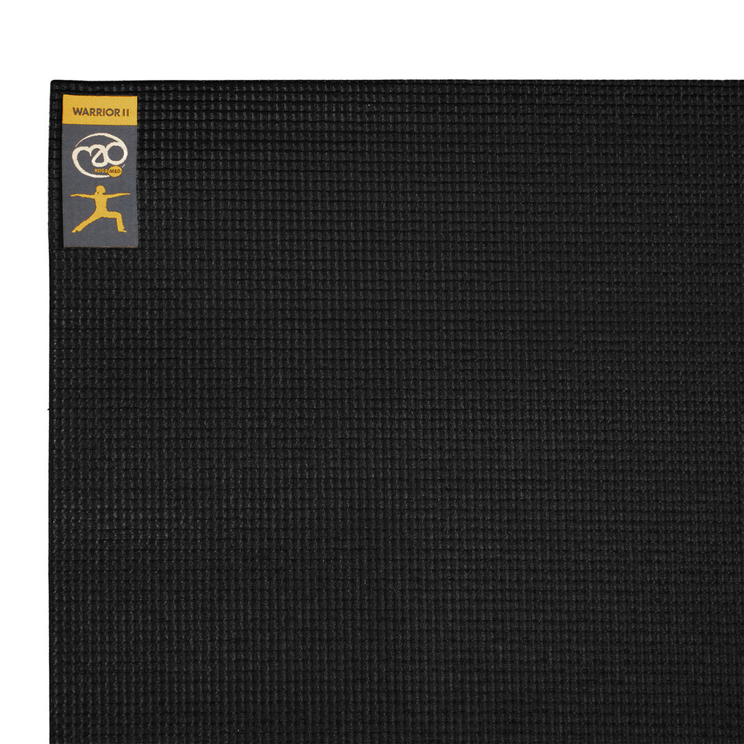 Fitness Mad Warrior Yoga Mat 183cm X 61cm | Black