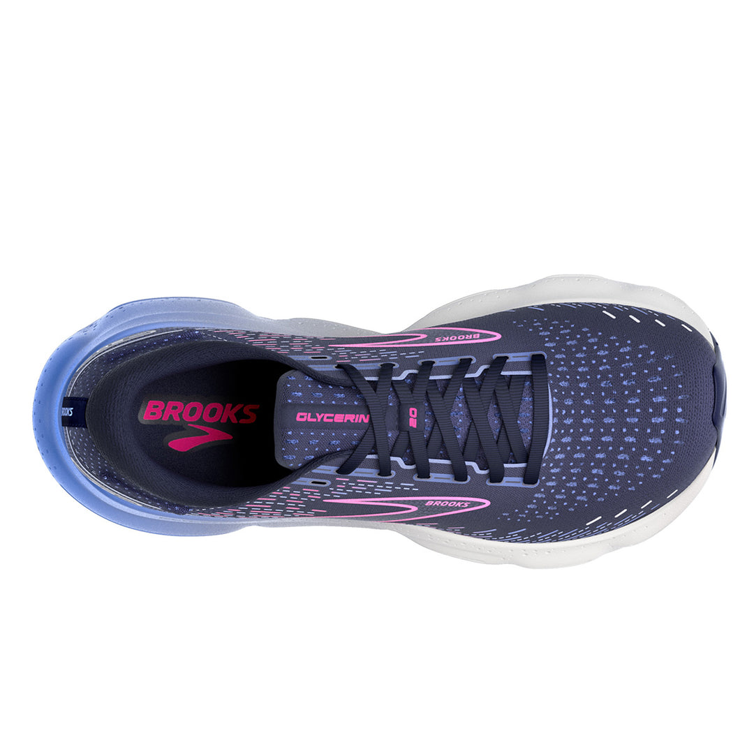 Brooks Glycerin 20 Womens Running Shoes | Peacoat | top