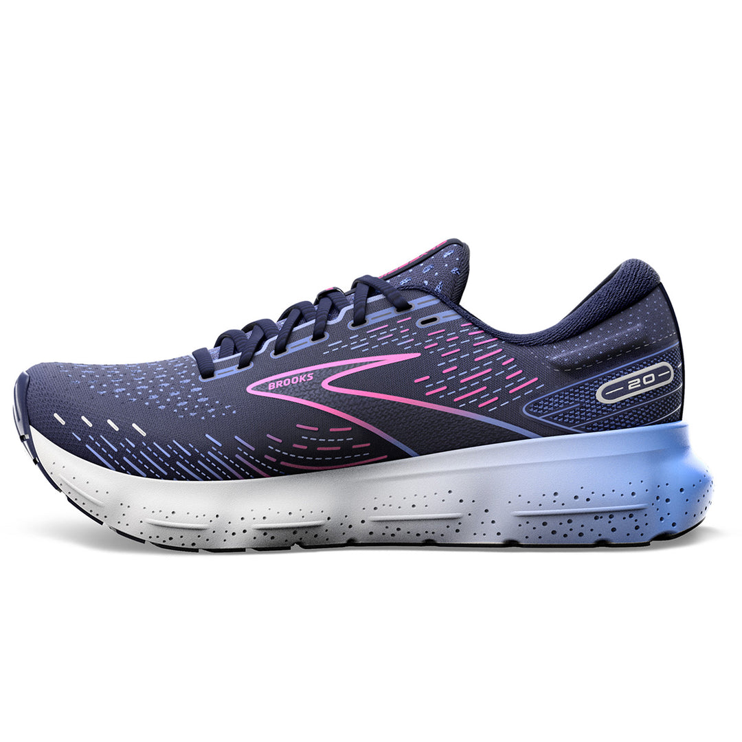 Brooks Glycerin 20 Womens Running Shoes | Peacoat | medial