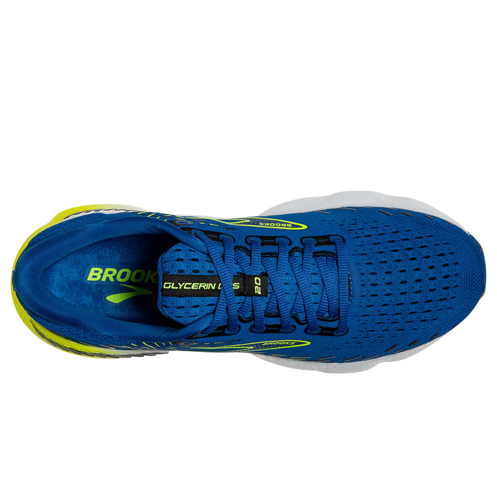Brooks Glycerin GTS 20 Mens Running Shoes | Blue | top