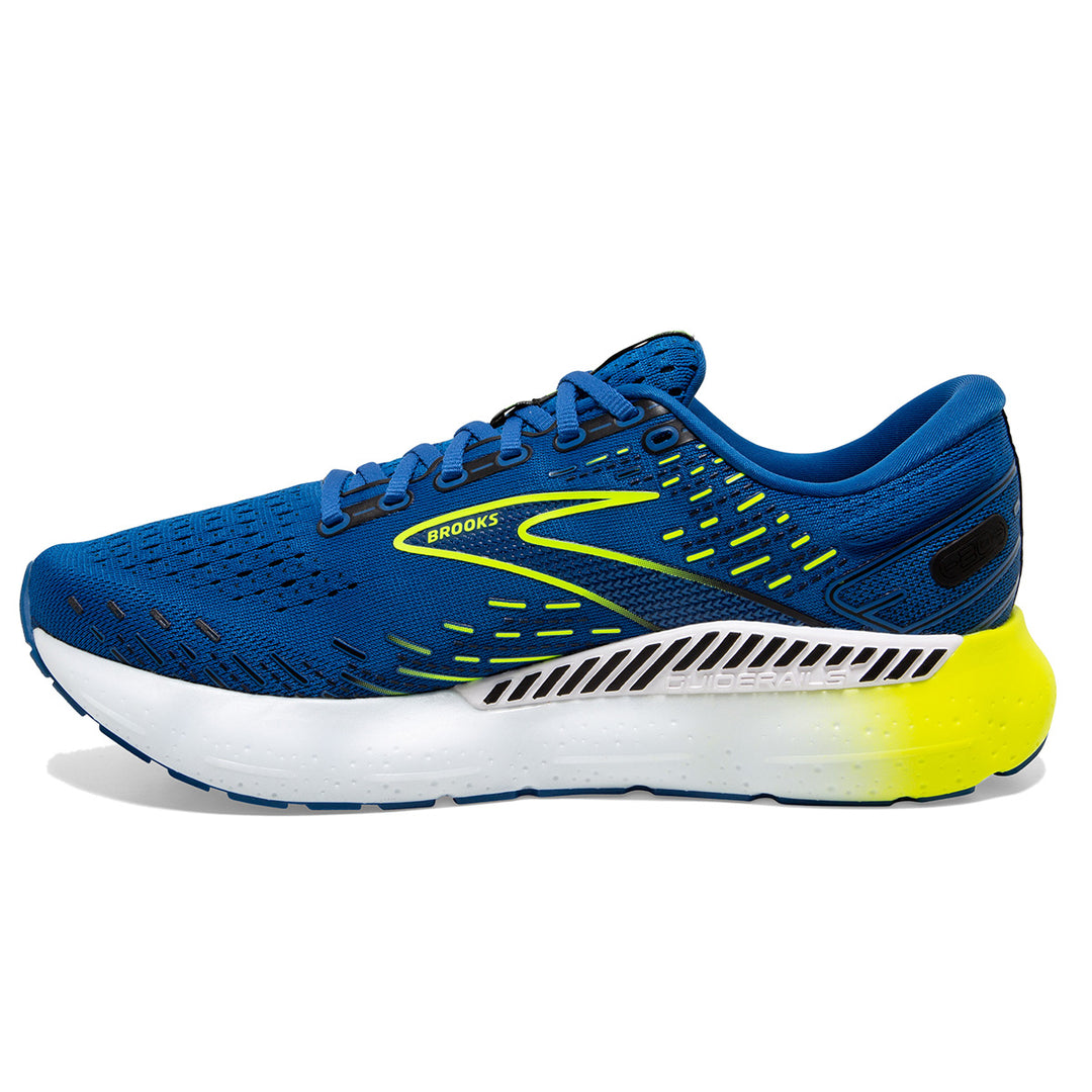 Brooks Glycerin GTS 20 Mens Running Shoes | Blue | medial