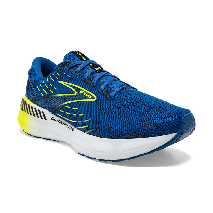 Brooks Glycerin GTS 20 Mens Running Shoes | Blue | front