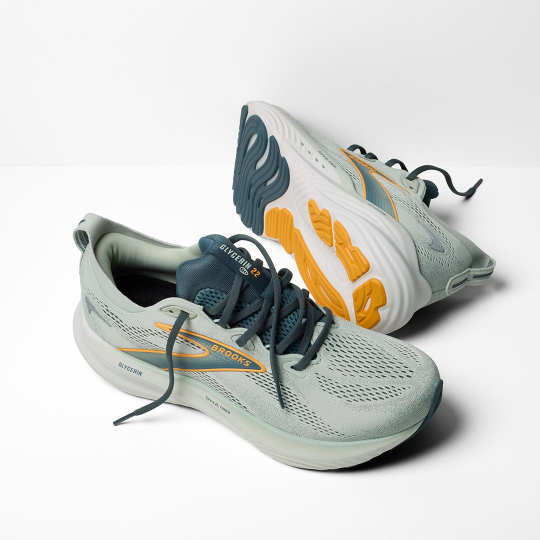 Brooks Glycerin 22 Mens | Smoke/Stormy/Orange