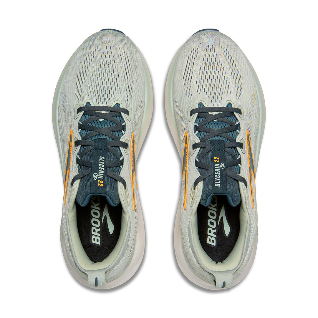 Brooks Glycerin 22 Mens | Smoke/Stormy/Orange