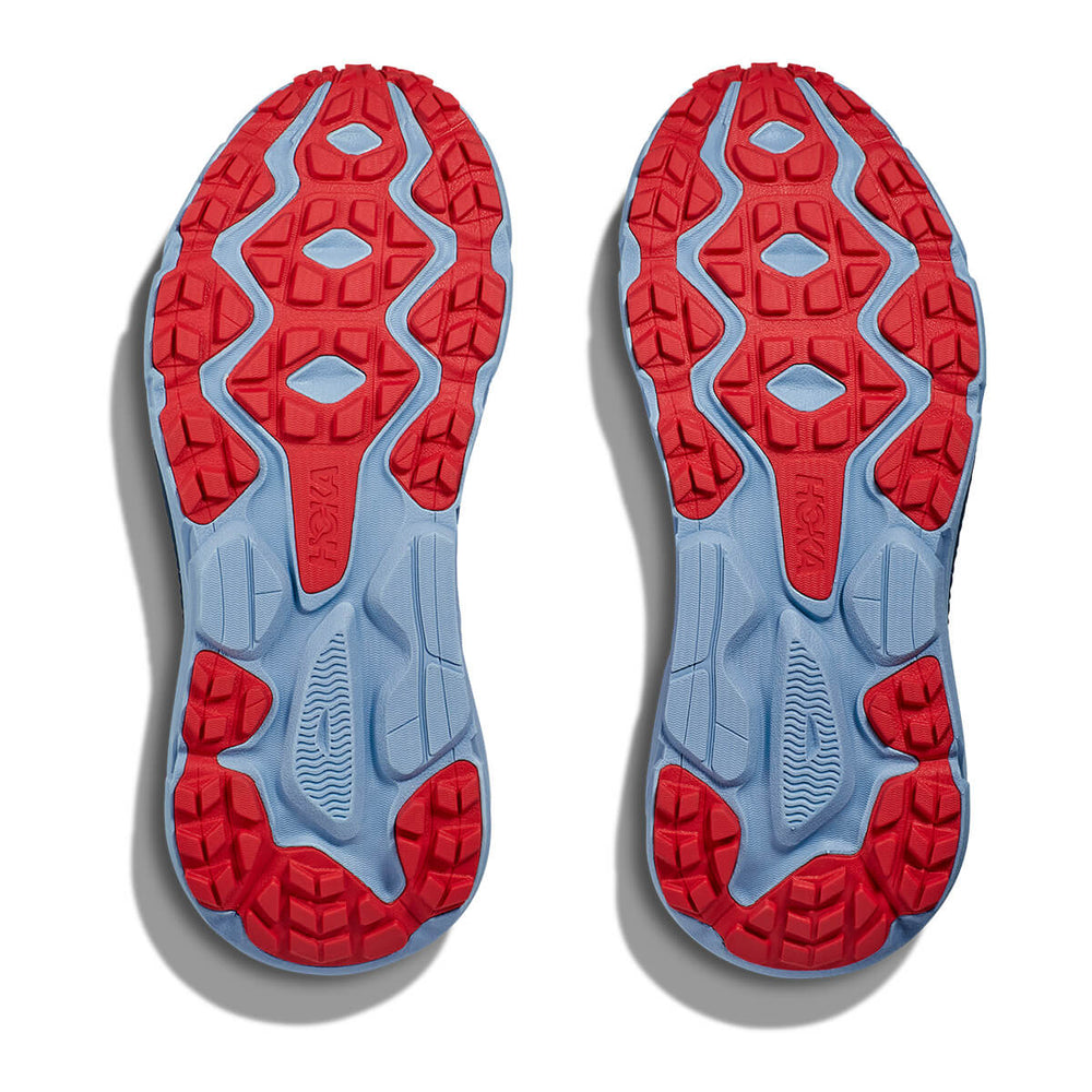Hoka Challenger 7 Womens Trail Running Shoes | Papaya / Real Teal sole