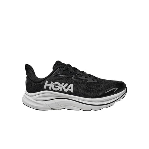 Hoka Clifton 10 Big Kids Junior | Black / White