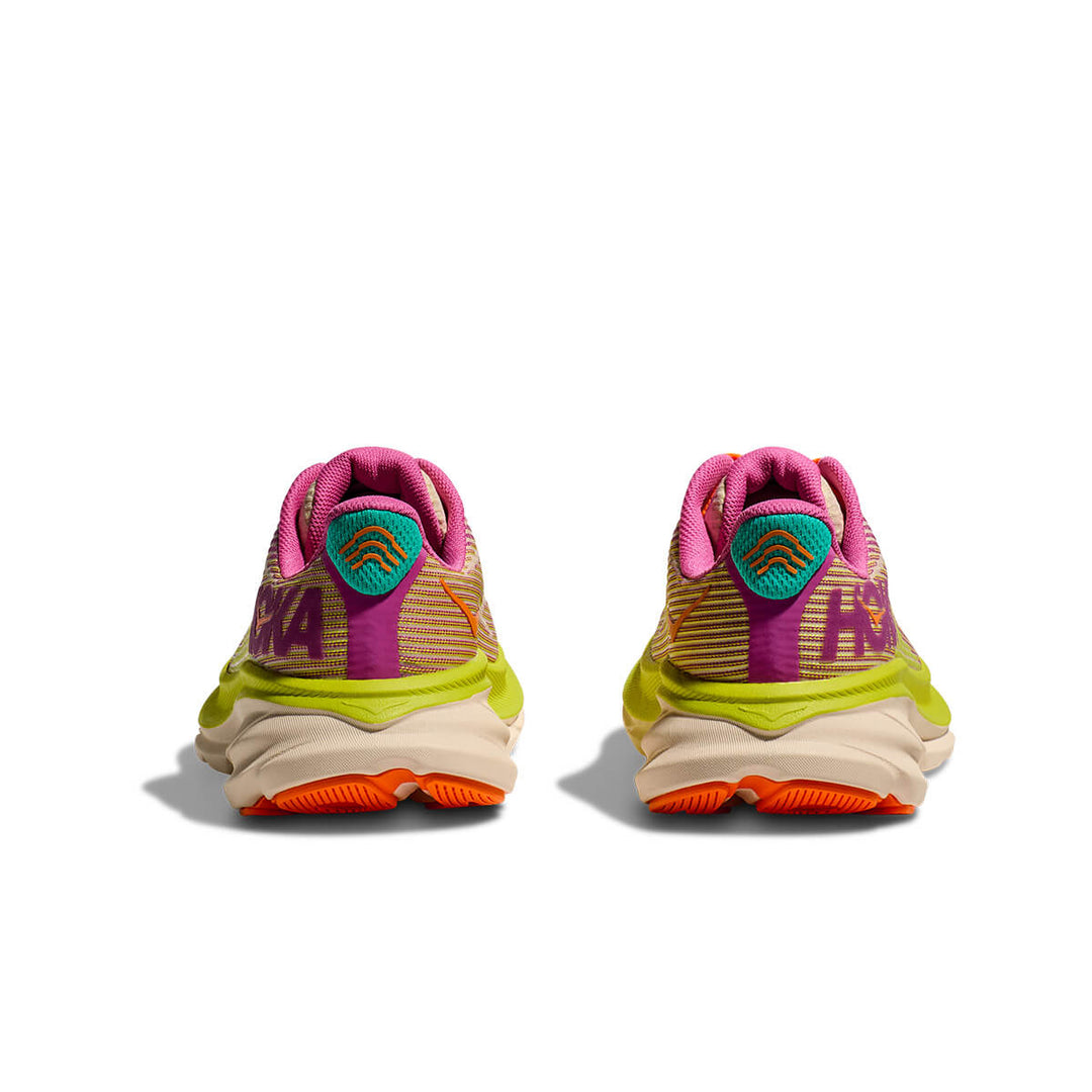 Hoka Clifton 9 Junior | Fuchsia / Vanilla back