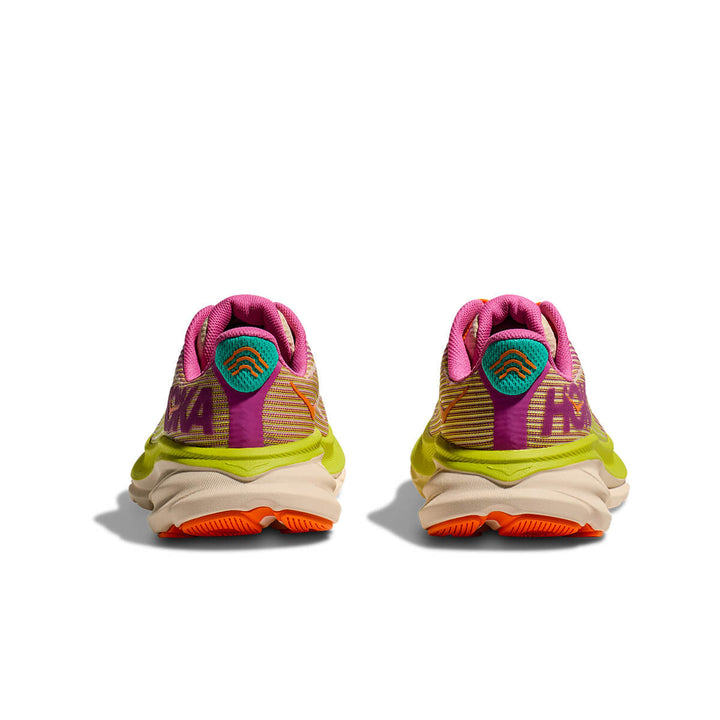 Hoka Clifton 9 Junior | Fuchsia / Vanilla back
